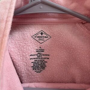 St. John's Bay Soft Pink Classic Sweatshirt